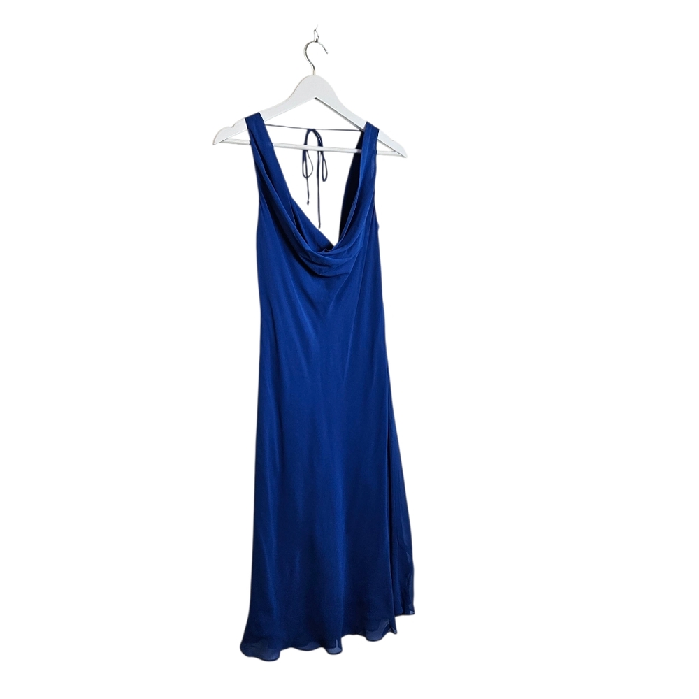Elegant Blue Midi Dress